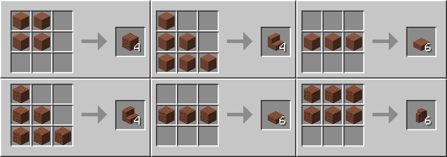 Terracotta Bricks recipes in the Stonecutter.