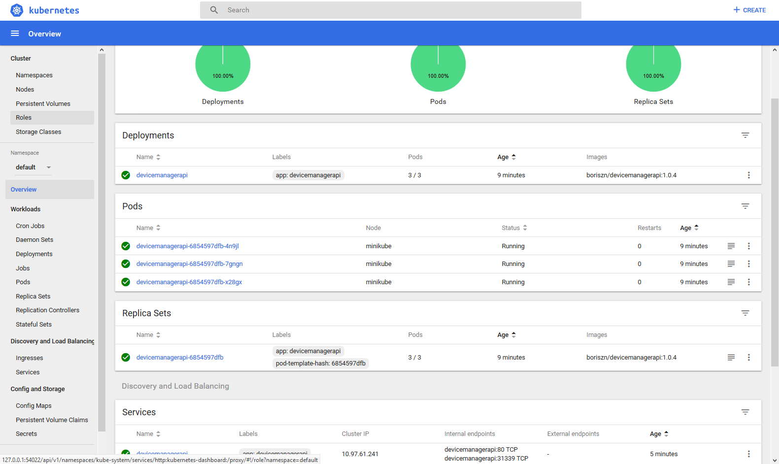 minikube-dashboard