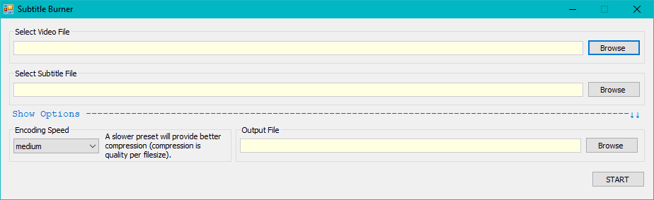 Subtitle Burner