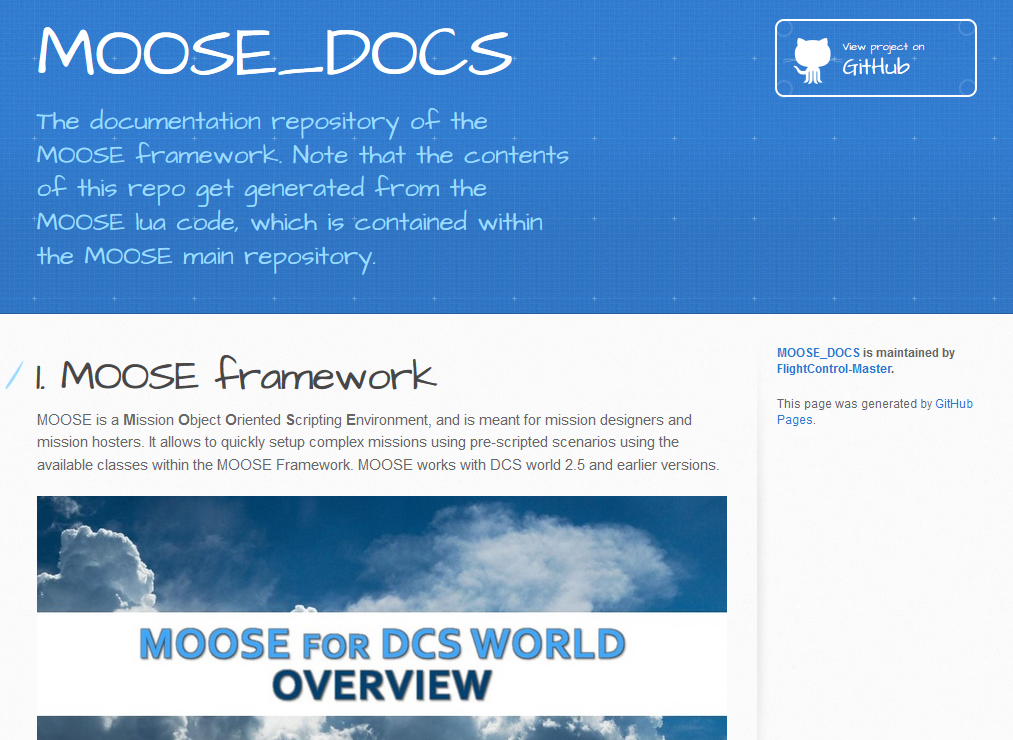 Click on this link to browse to the MOOSE main web page.