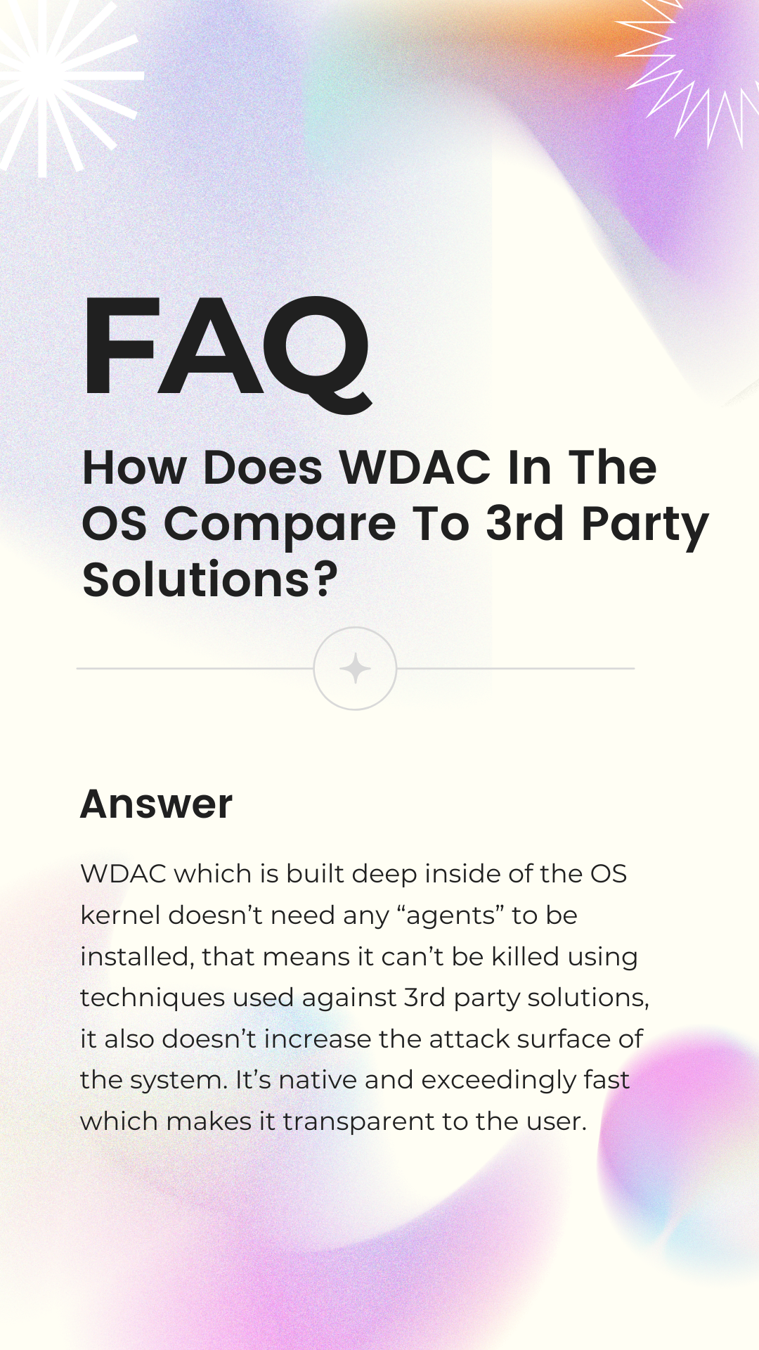 How Does App Control In The OS Compare To 3rd Party Solutions