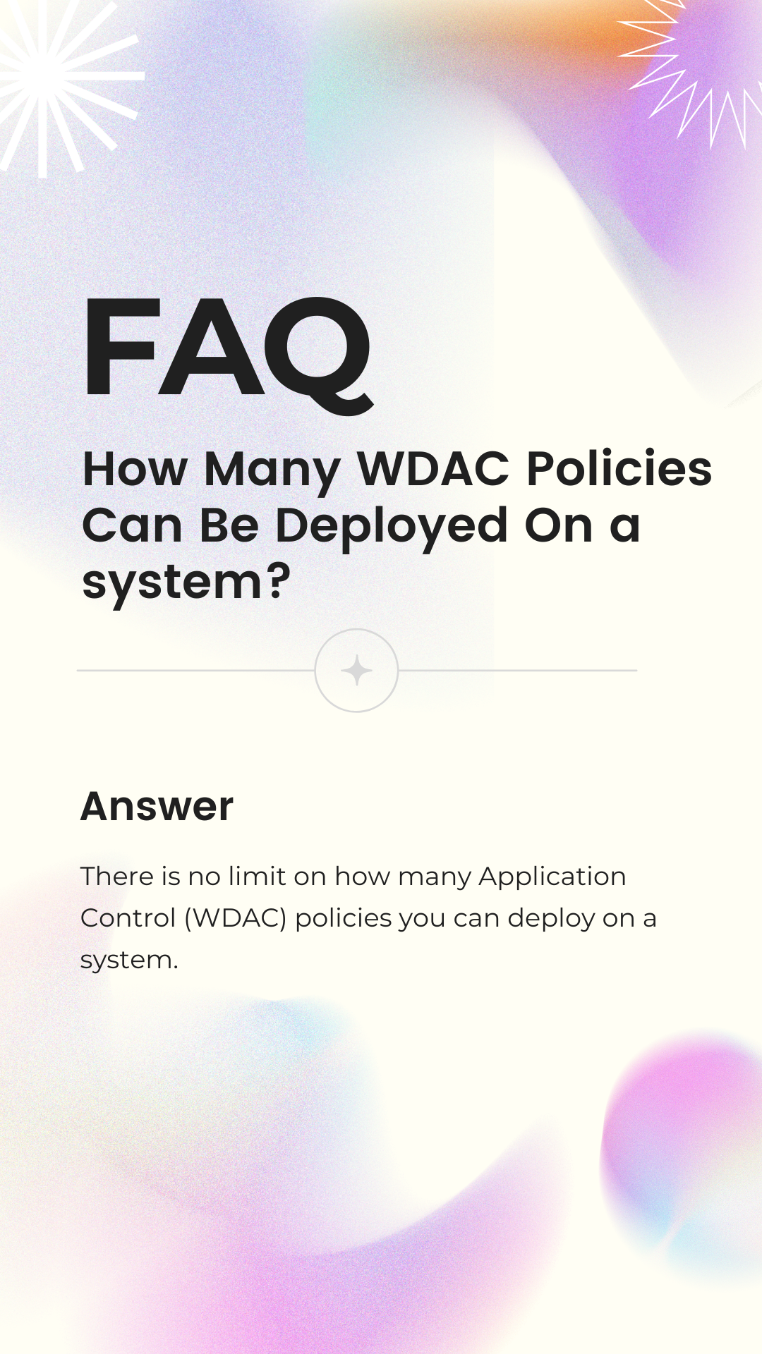 How Many WDAC Policies Can Be Deployed On a System