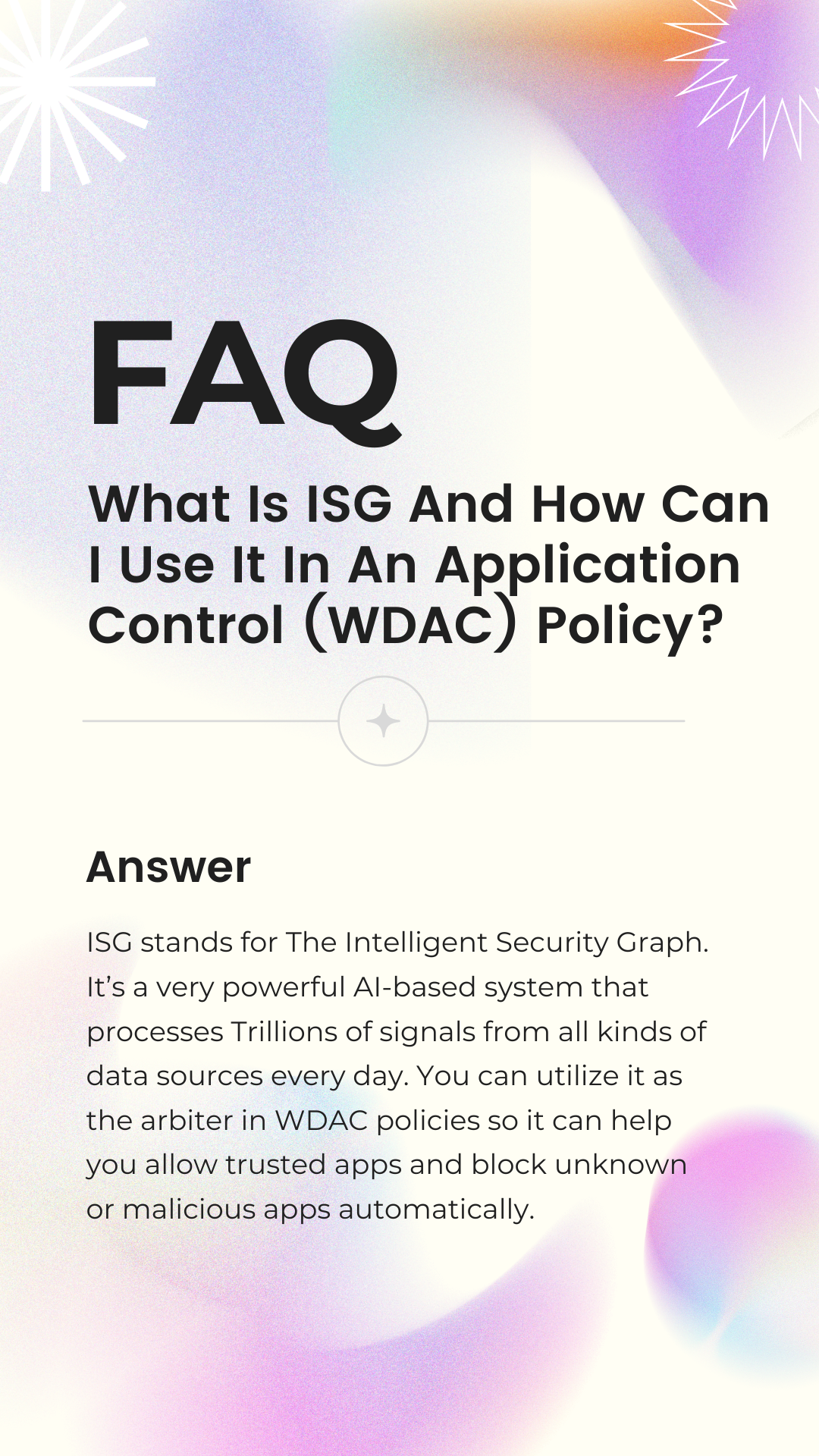 What Is ISG And How Can I Use It In An App Control Policy