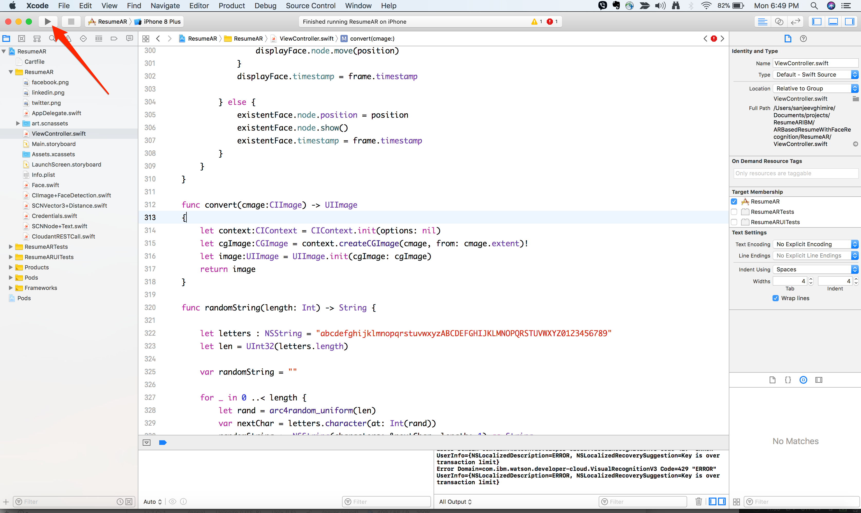 Xcode Build and Run