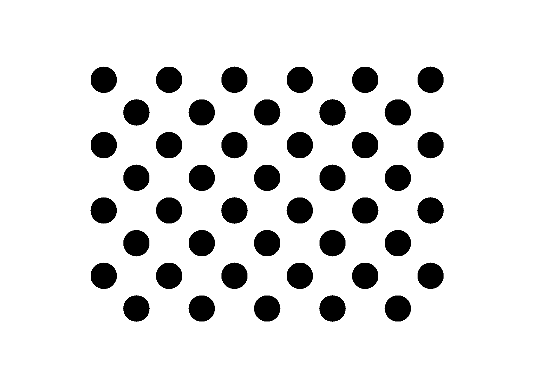 Asymmetric circular grid