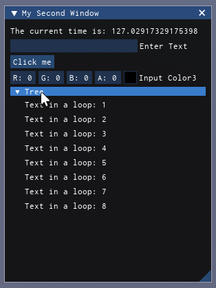 Sample Display Output