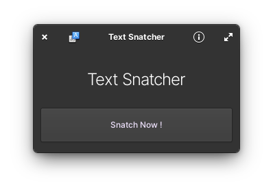 TextSnatcher OCR App for Linux