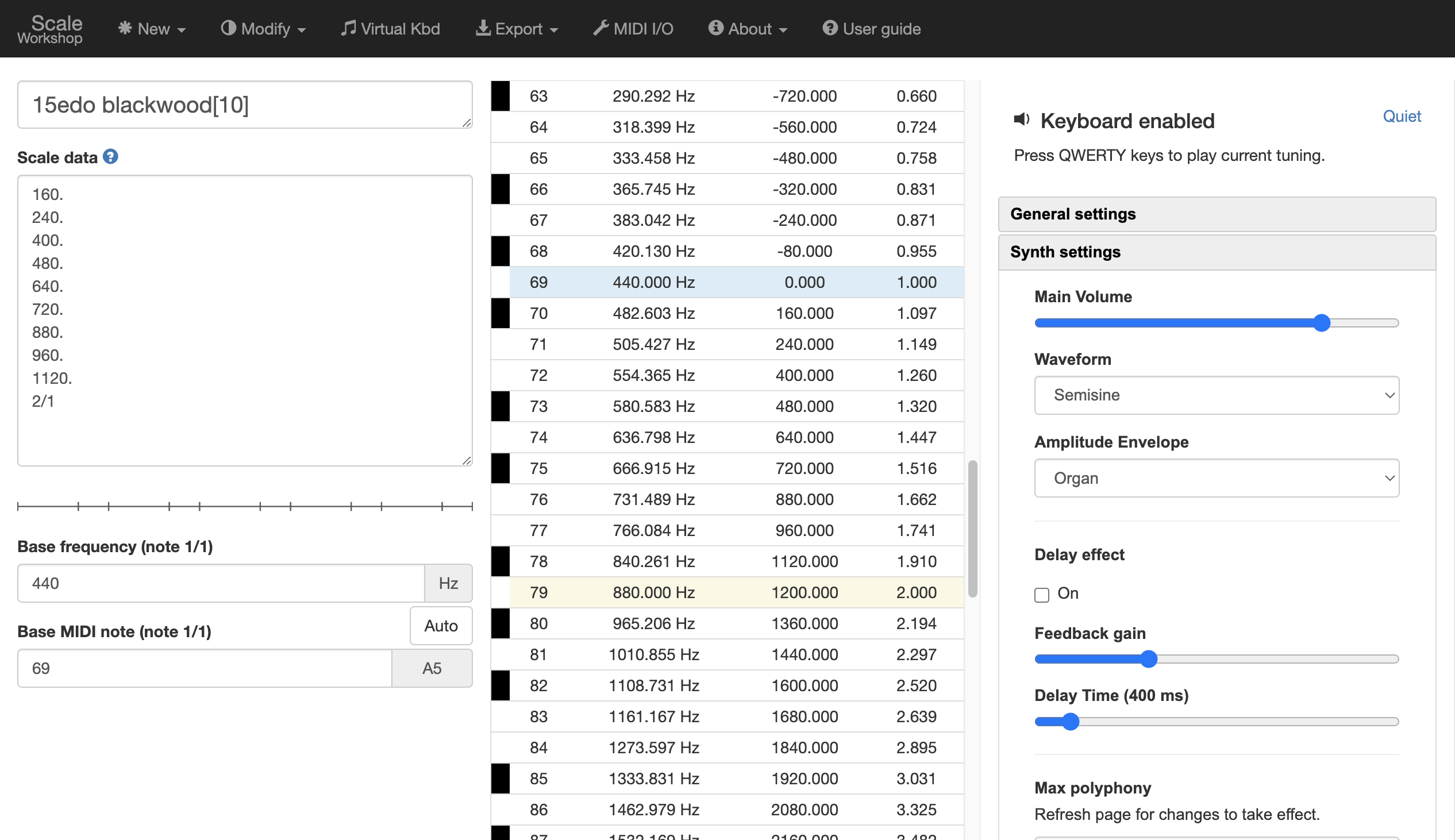 Scale Workshop screenshot