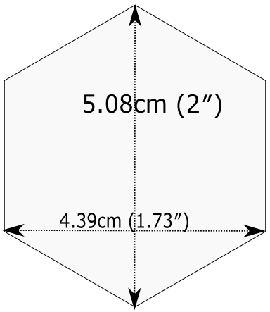 Badge dimensions