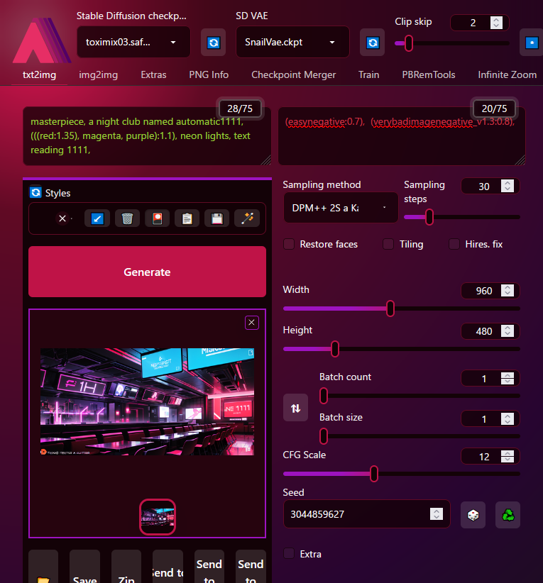 screenshot of theme