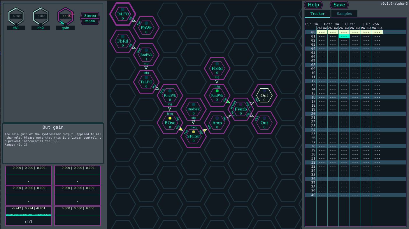 HexoSynth Screenshot from 2021-08-13