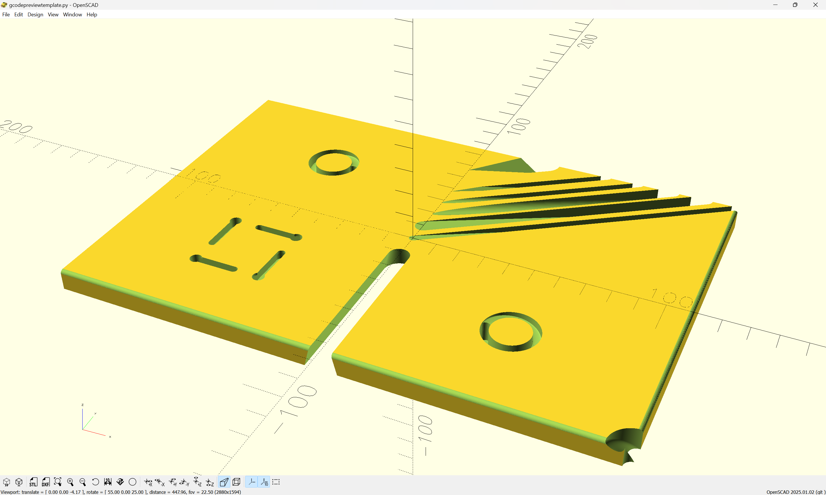 OpenSCAD Cut Joinery Module