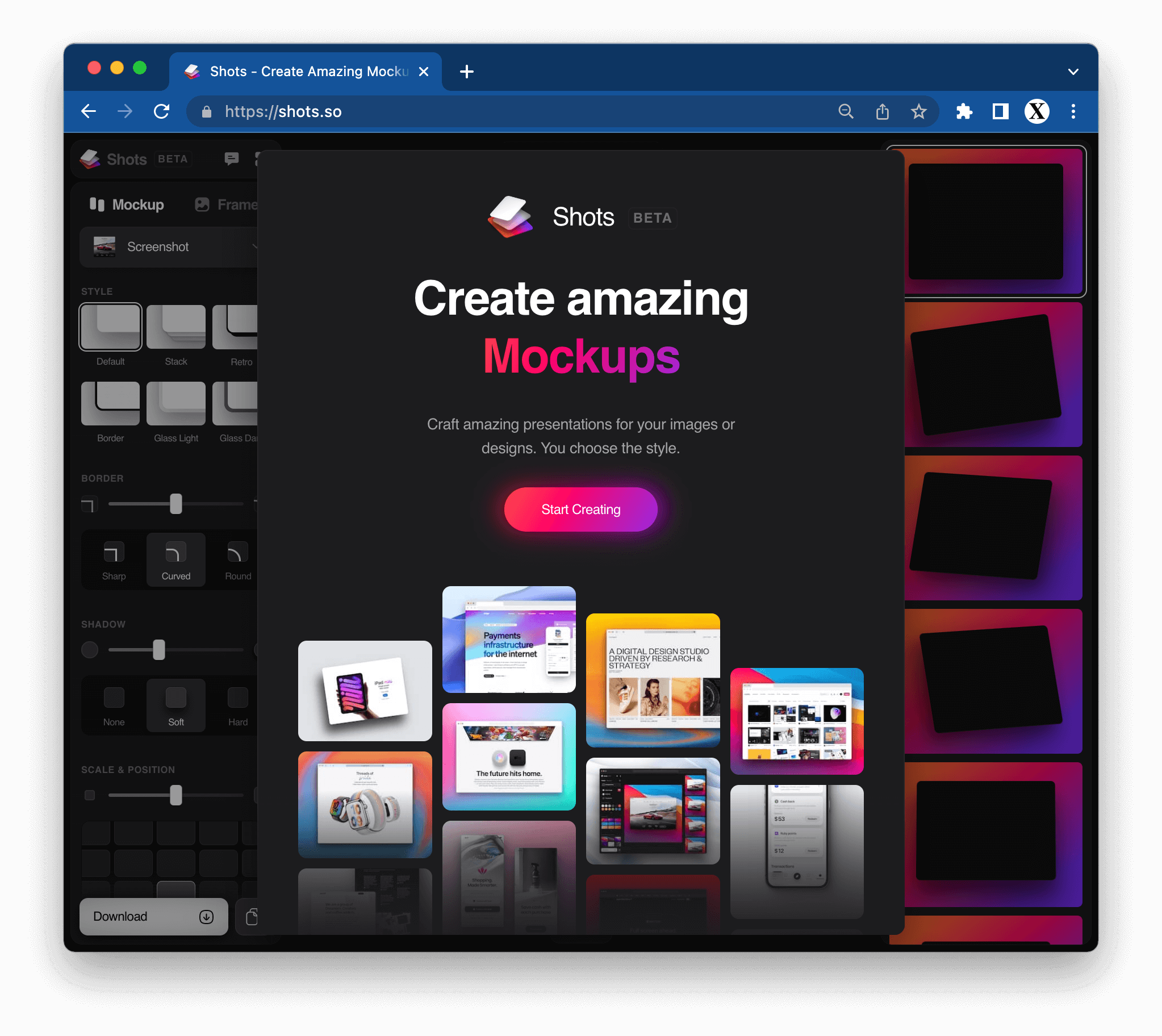 Shots - Create Amazing Mockups