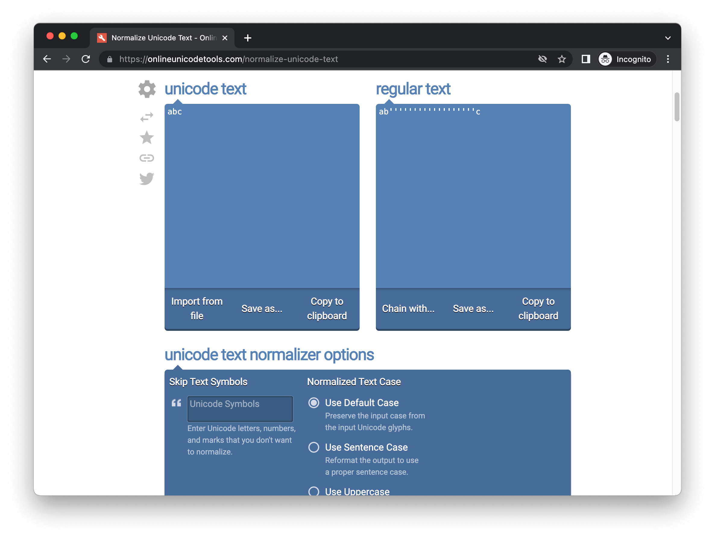 Normalize Unicode Text