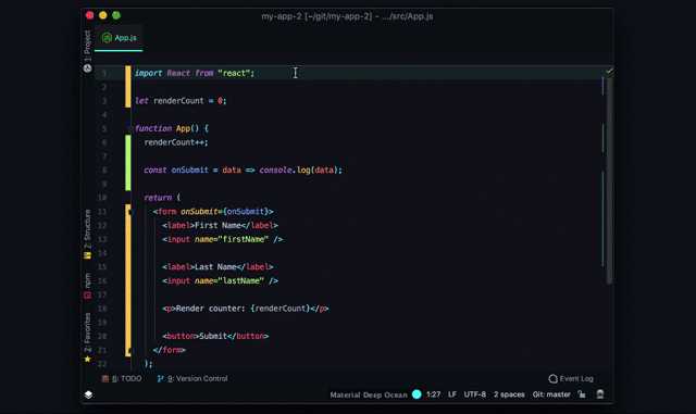 React Hook Form video - React custom hook for form validation