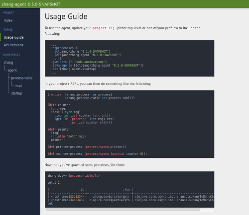 Clojars Theme with Code