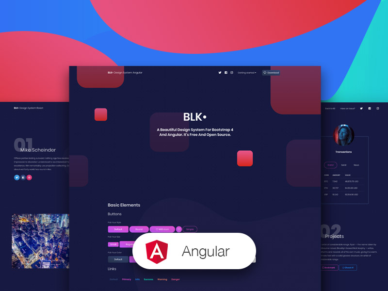 BLK Design System  Angular