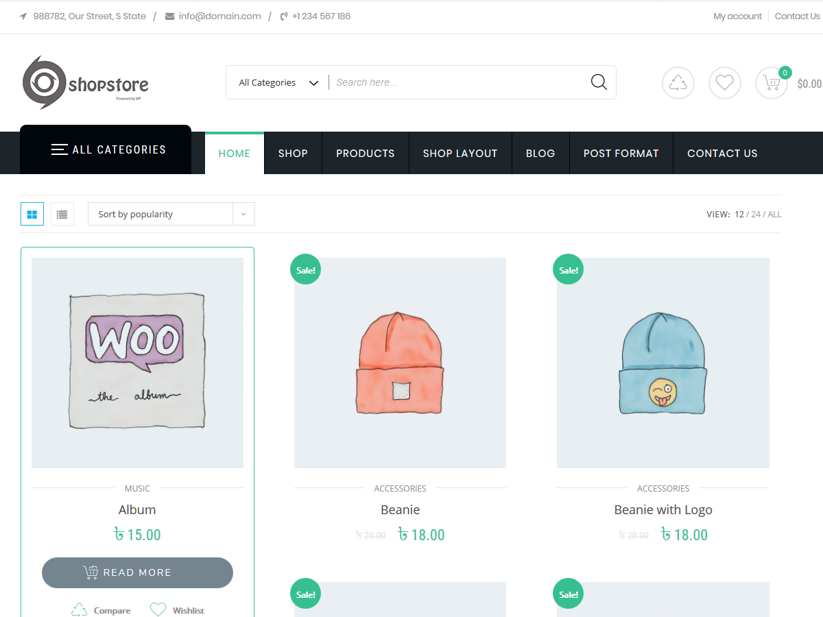 WordPress eCommerce theme