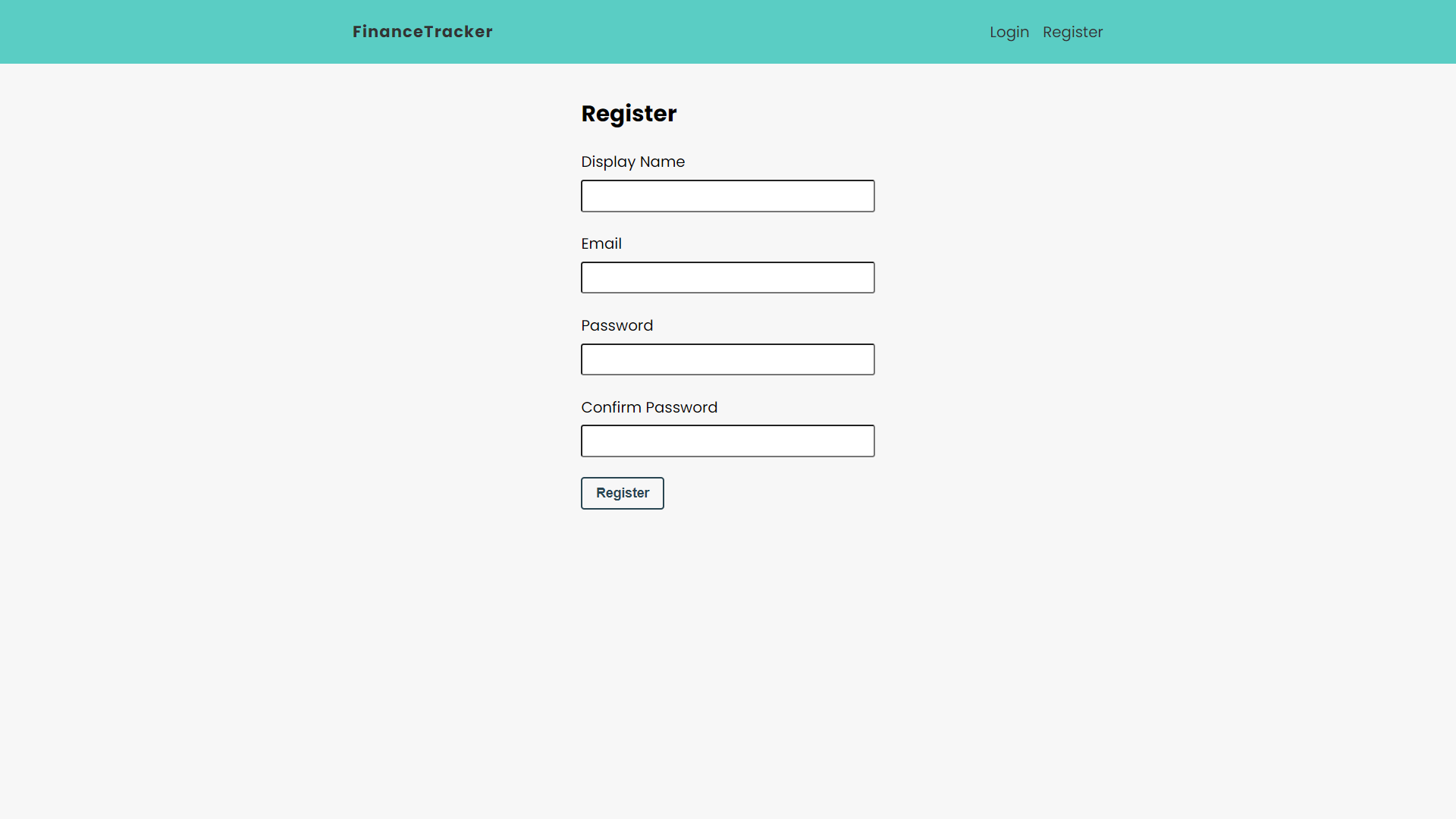 Register Page