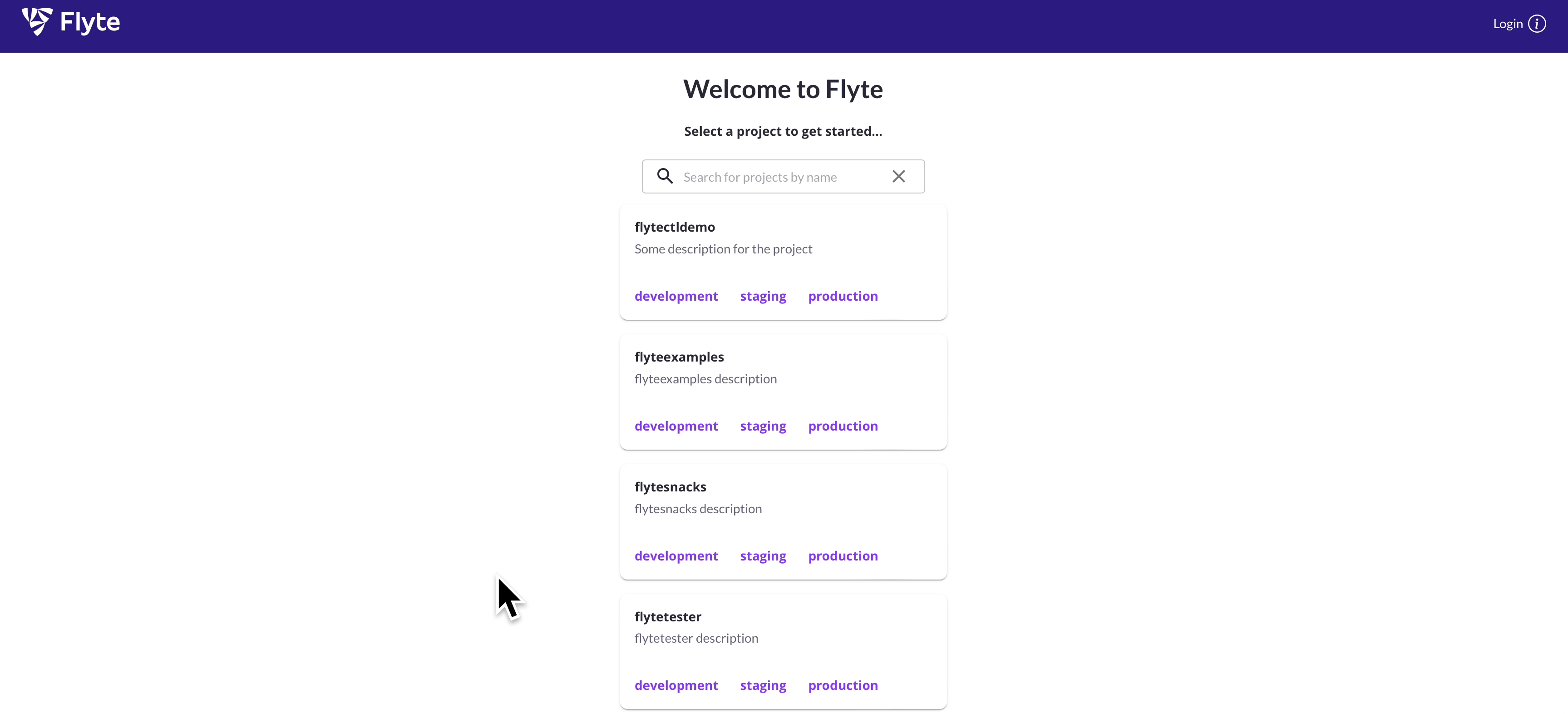 Flyte UI