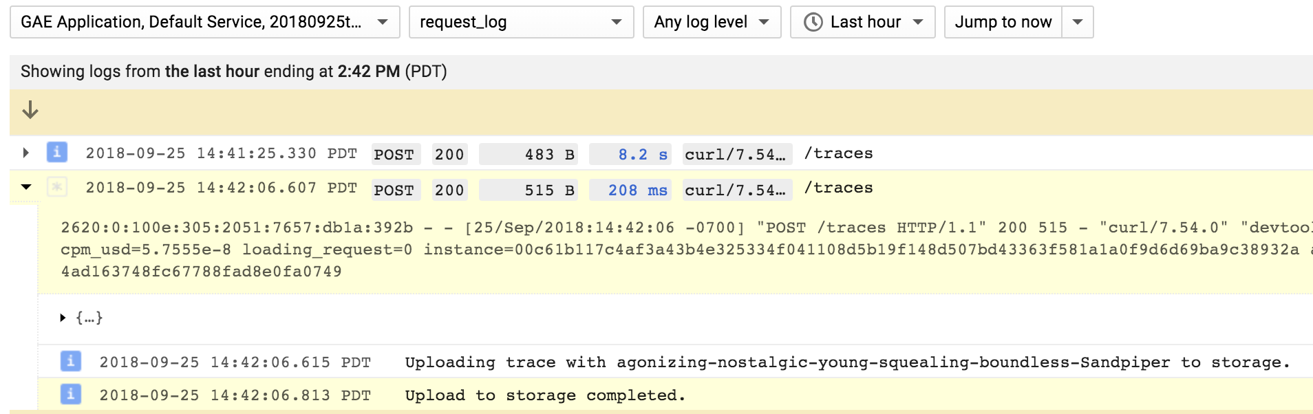 Request Bundling Example