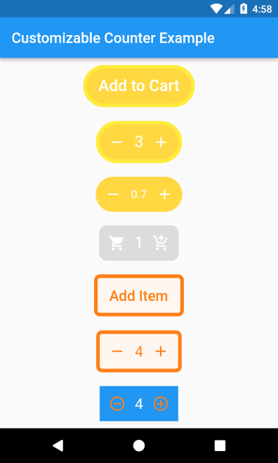 Sample Customizable Counter