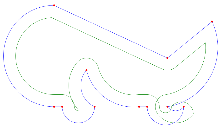 Raw Offset Polyline