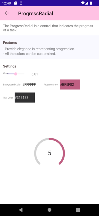 ProgressRadial