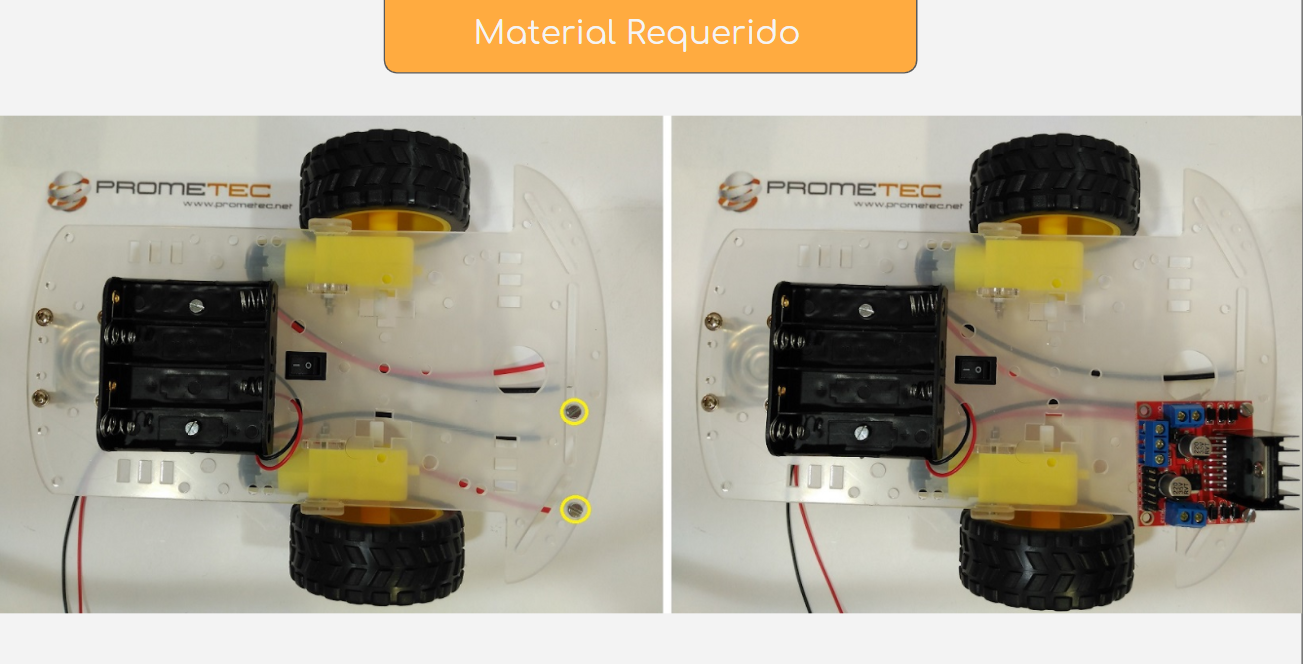 Montaje de piezas del kit