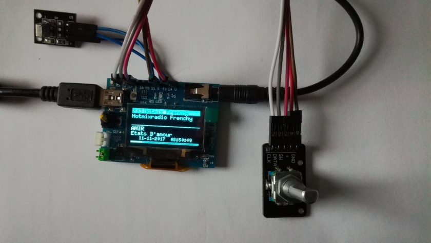 Encoder an Oled display