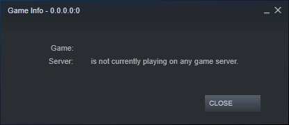 Steam Server Browser Error