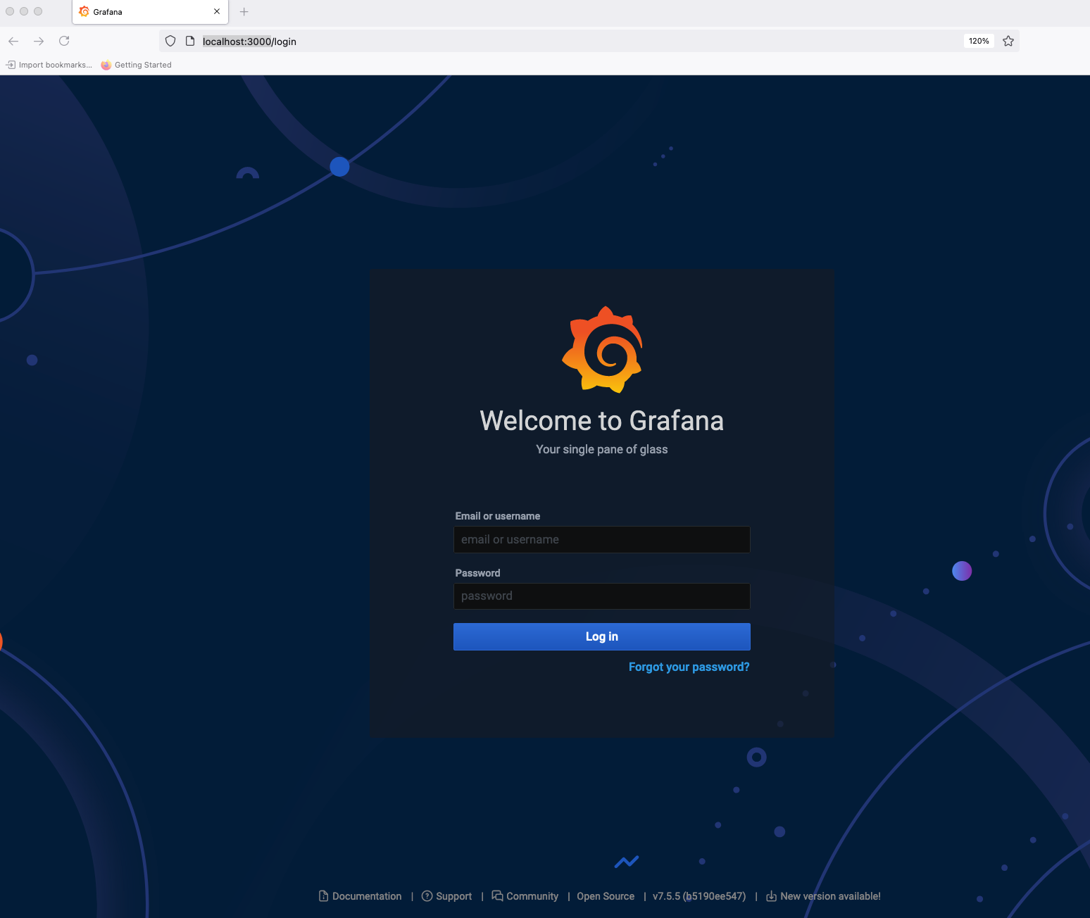 grafana_welcome