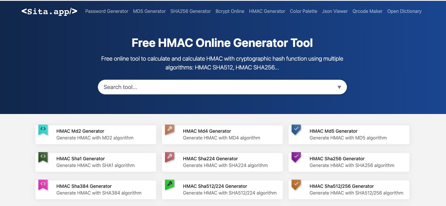 hmac online generator