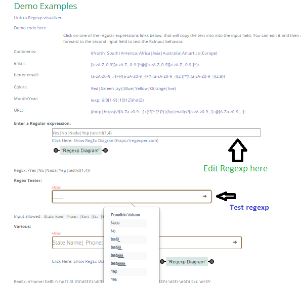 rxinput demo