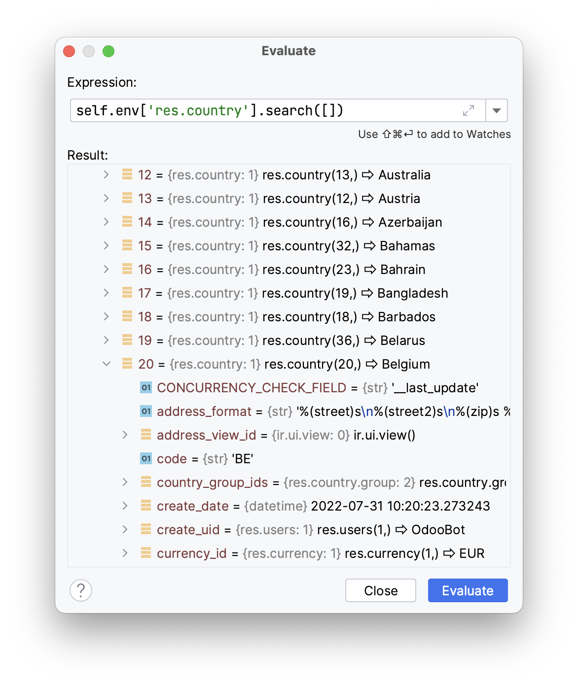 PyCharm Debugger with pydevd-odoo