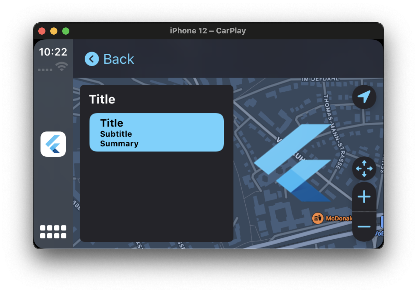 Flutter CarPlay