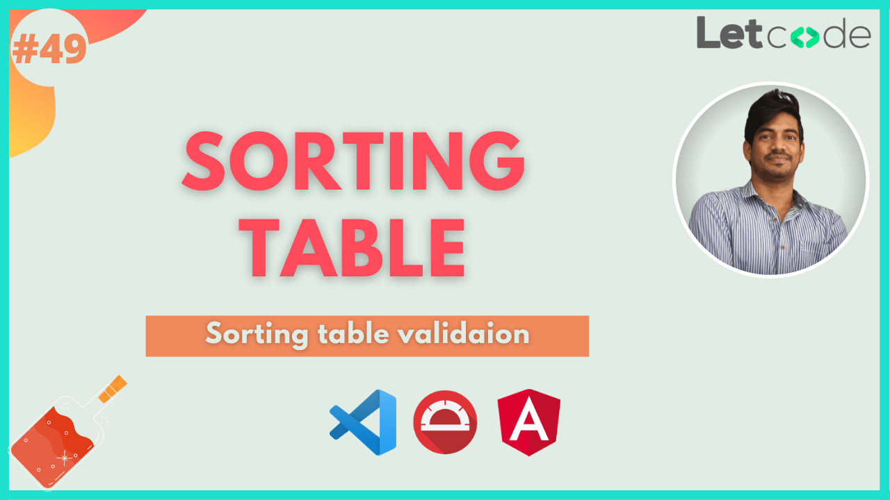 Sorting - Table