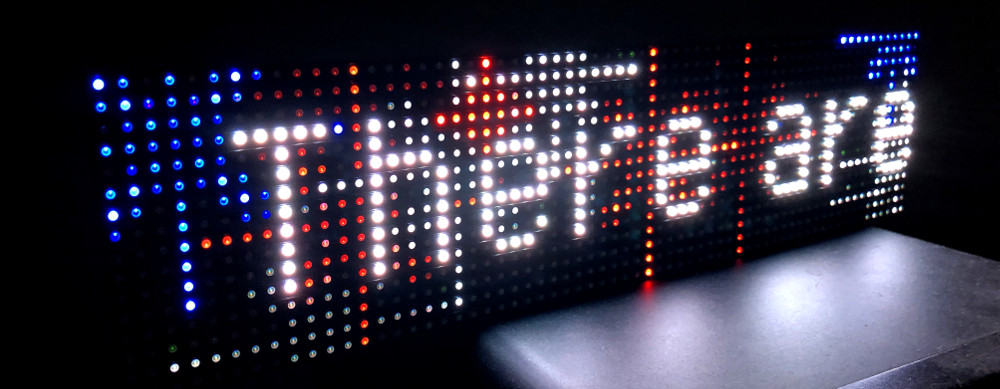 Pi Day LED display preview