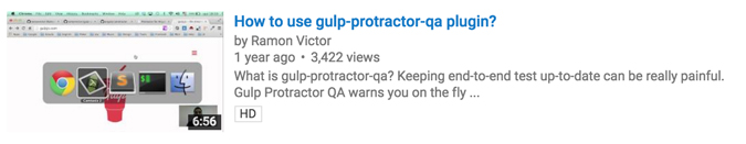 How gulp-protractor-qa works?