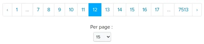 Damian Pagination PHP Bootstrap 5 Example