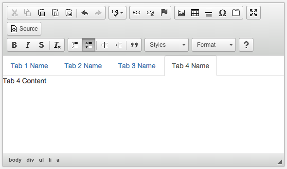 ckeditor-bootstrap-tabs screenshot