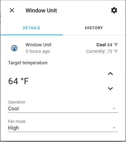 A/C controls