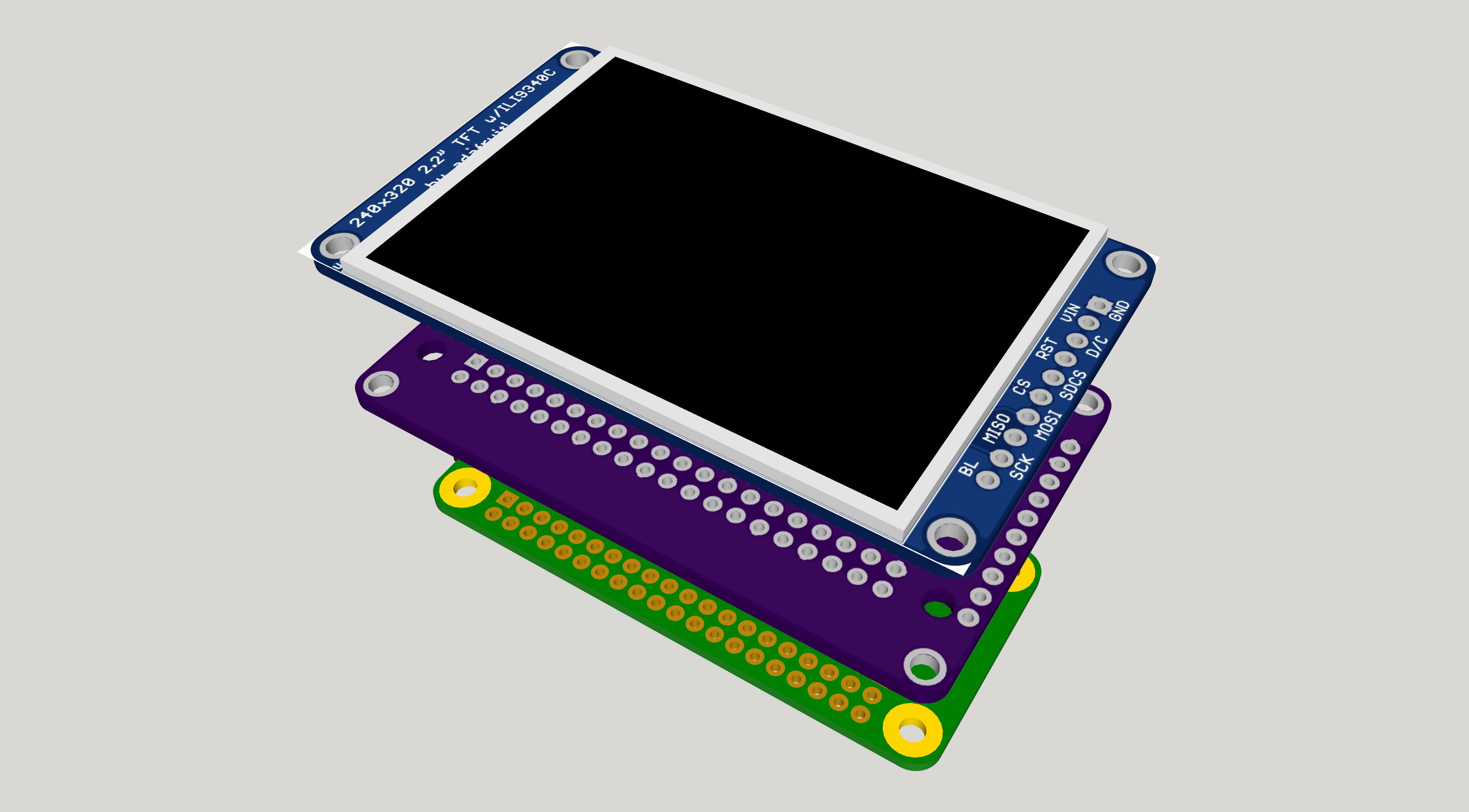 Pi Zero TFT adapter