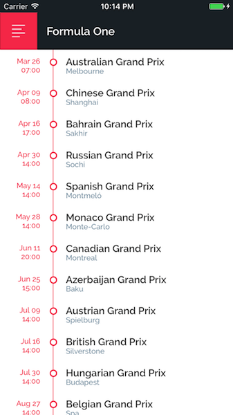 Formula-One-APP