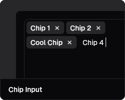 Chip Input