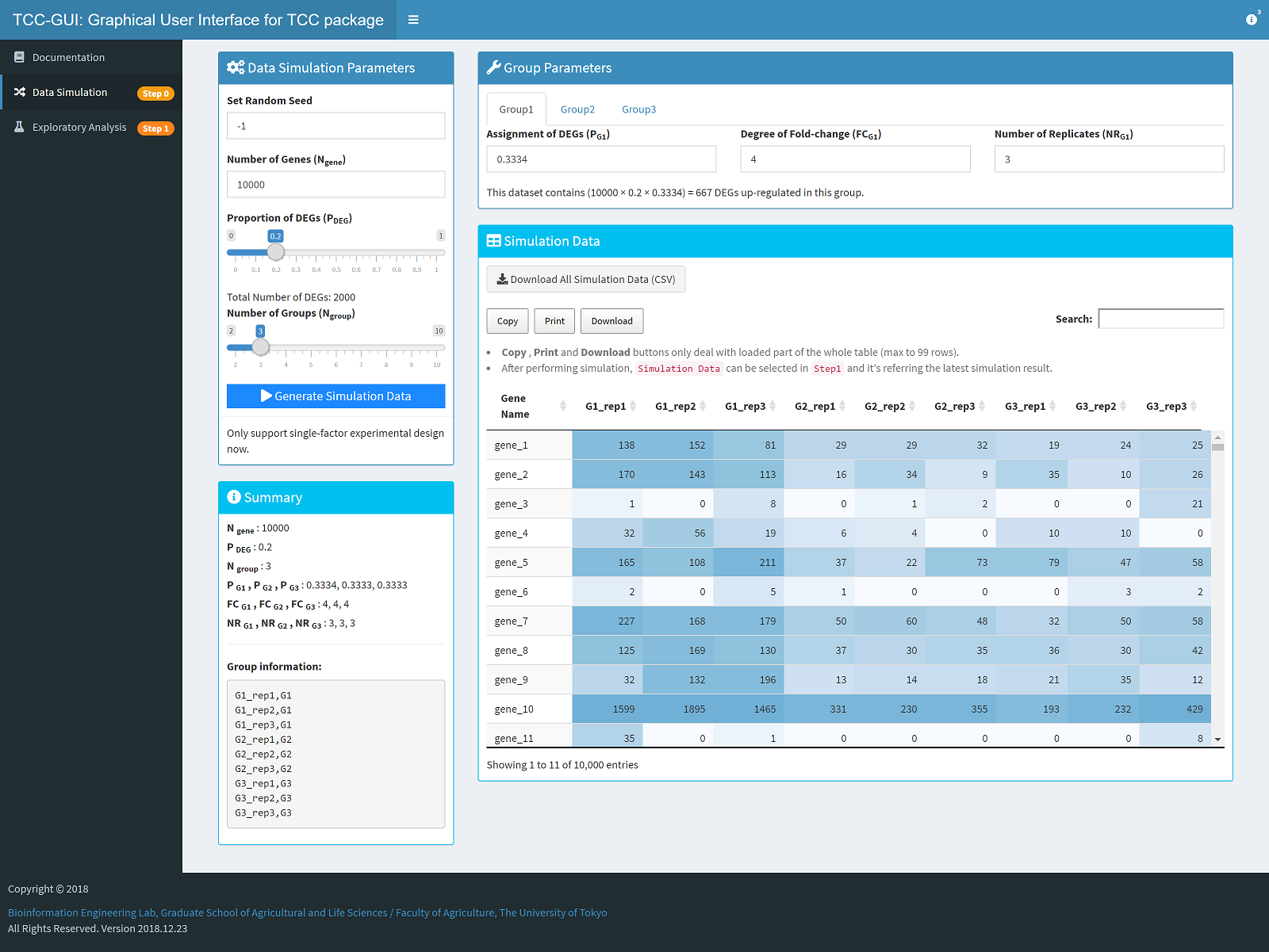 Simulation Data Generation