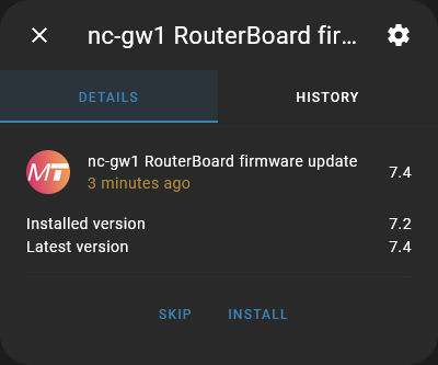 Firmware update