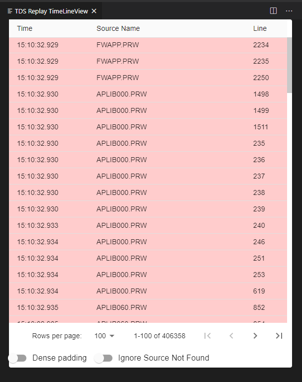 Ingore Source Not Found unchecked