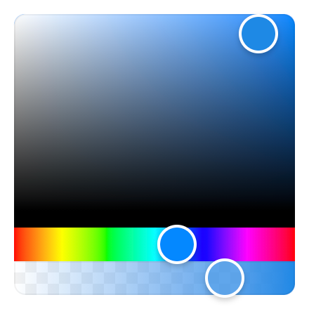 Screenshot of the color picker