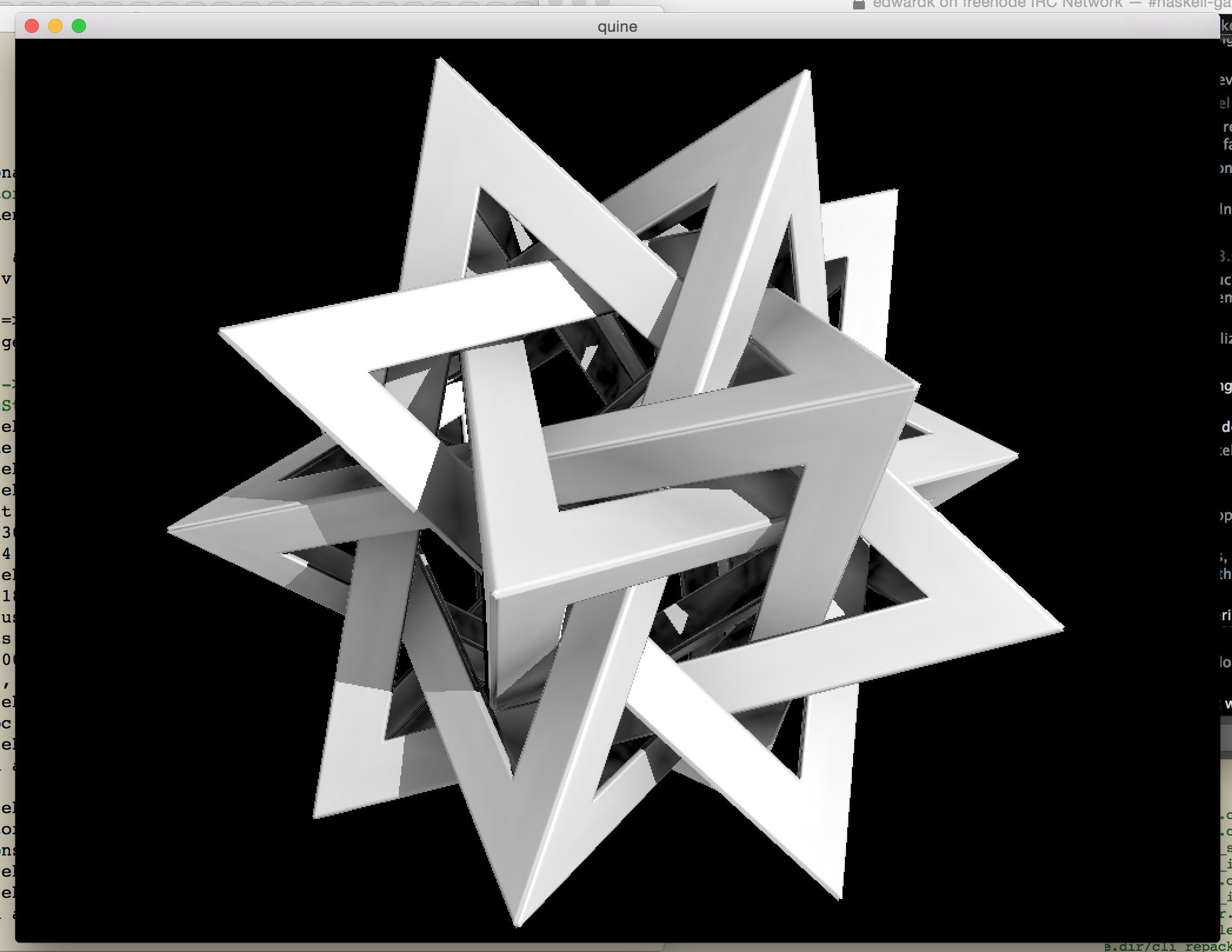 screenshot of a dodecahedron